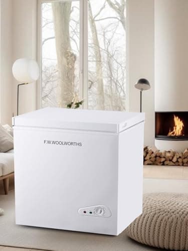 F.W.WOOLWORTHS 5.0 Cu.Ft Chest Freezer, Deep Freezer Adjustable 7 Thermostat, Compact Freezer with Removable Basket for Kitchen, Home, Office, Basement, RVs-White - Image 7