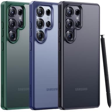 CASEKOO Genuine Official for Samsung Galaxy S25 Ultra Case [16FT Military Drop Protection] [Anti Stain Tech] Slim Matte Translucent Shockproof Protective S25 Ultra Case 6.9'', Black - Image 9