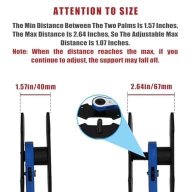 IRmm Brake Caliper Compression Tool, Brake Caliper Tool with 360 Degree Swing Ratchets, Caliper Piston Compressor Tool with 2PCS Steel Plates, Brake Caliper Press Tool with Brake Caliper Hooks, Blue - Image 3