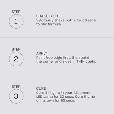 OPI GELement No-Wipe Top Coat | LED Cure Gel Nail Polish | DIY Salon Quality Gel Manicure | Vegan Formula, Durable Wear with High Shine Finish | 0.3 Fl Oz. - Image 4