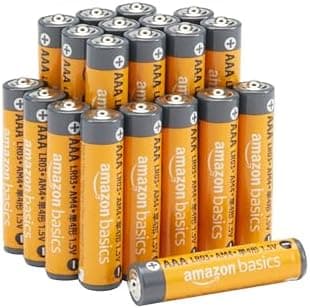 Amazon Basics AAA Alkaline High-Performance Batteries, 1.5 Volt, 10-Year Shelf Life, 20 count (Pack of 1 - Image 3