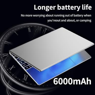 NEOBIHIER Gaming Laptop 15.6" FHD, Intel N95, 512GB SSD, 16GB DDR4 RAM, 6000mAh Battery,Backlit Keyboard, Fingerprint Unlock, Windows 11 Laptop Computer for Work & Entertainment. - Image 5