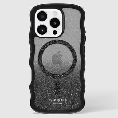 kate spade new york iPhone 16 Pro Case - Compatible with MagSafe - Designer Phone Case - Wavy Nightfall - Image 9