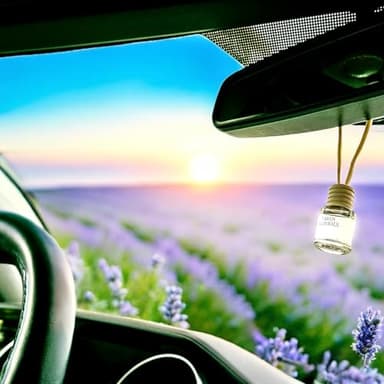 Urban Naturals Car Air Freshener Diffuser 1 Pack - Lavender Luxe Scent, 45+ Days Long Lasting Fragrance, Made in USA, Glass & Wood, Hanging Design + Vent Cip, Easy to Use - Image 8