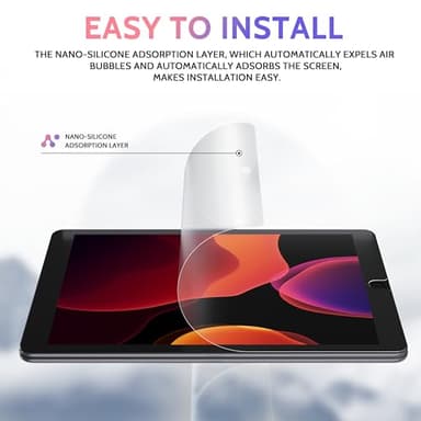 Peslv 2 Pack Like Paper Screen Protector for iPad 9th/8th/7th (10.2-Inch, 2021-2019), Matte Anti Glare PET Film/Blue Light Filter Eye Protection Cover/Drawing & Writing Feel Like on Paper - Image 7