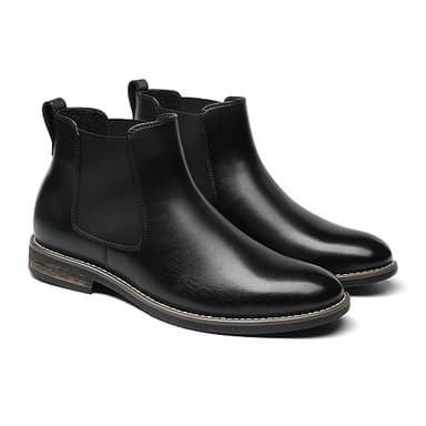 Bruno Marc Men's Classic Chelsea Ankle Dress Boots,Size 14,Black,URBAN-06-1 - Image 3