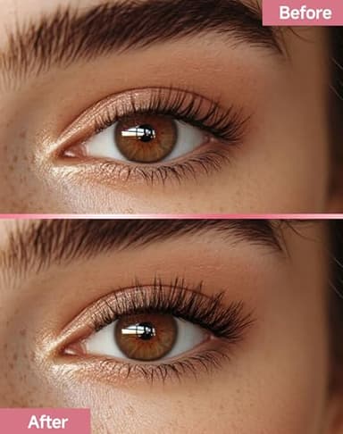 Frihappy Natural False Eyelashes Flared Wispy False Lashes Natural Look HA-17 - Image 3