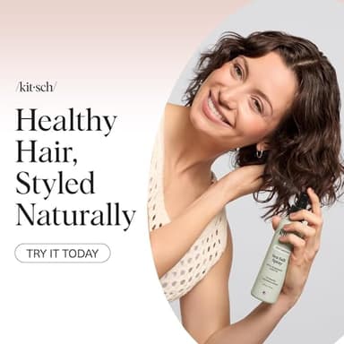 Kitsch Sea Salt Spray for Men and Women | Hair Spray with Rosemary, Biotin, Magnesium – Hair Texturizer for Natural Curls and Beach Waves, 177 mL - Image 7
