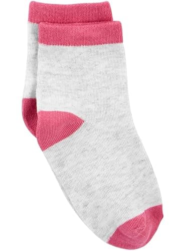 Simple Joys by Carter's Baby 12-Pack Socks, Multicolor/Flowers/Fruit/Hearts, 4-5T - Image 3