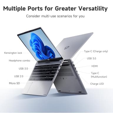 NIMO 15.6" IPS FHD-Gaming-Laptop, AMD 8 Cores Ryzen 7 7735HS 8GB DDR5 RAM 256GB SSD (Beats i7-12650H, Up to 4.75GHz) Computer with Radeon 680M GPU 100W Type-C Backlit Keyboard Fingerprint Unlck - Image 6