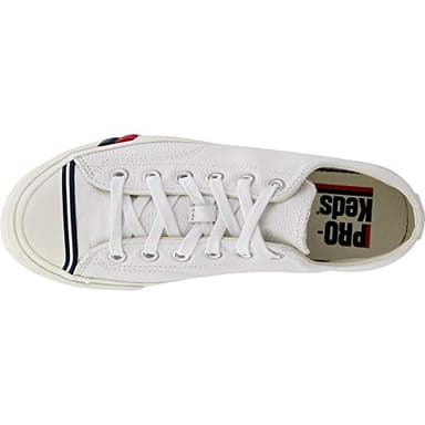 PRO-Keds Men's Royal Lo Lace Up Fashion Sneaker, White Leather, 7 - Image 7