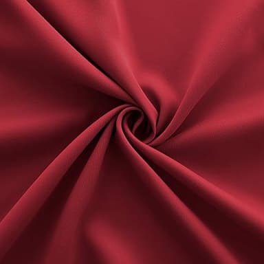 KOUFALL Christmas Curtains for Living Room,Black Out Curtain 96 Inches Long 2 Panel Set Red Blackout Decorative Window Treatments Thermal Curtains for Winter Insulated - Image 7