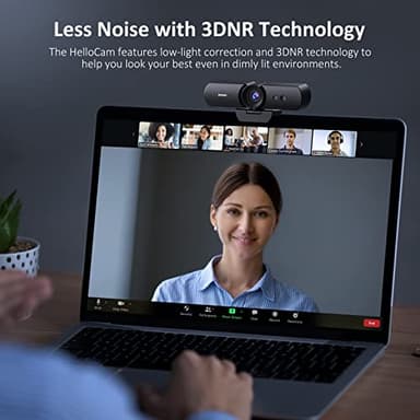 NexiGo HelloCam, 1080P Webcam with Windows Hello, True Privacy, Automatic Electronic Shutter, Computer Camera, Microphone, Facial Enhancement, HD USB Web Cam - Image 6