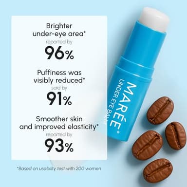 MAREE Under Eye Balm Stick Hydrating - Retinol Caffeine Under Eye Brightener Stick for Older Women - Collagen Under Eye Cream for Dark Circles & Wrinkles - Skin Care Treatment Moisturizer - Image 5