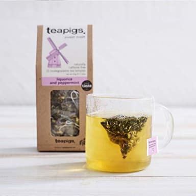 Teapigs Liquorice and Peppermint Tea Bags Made With Whole Leaves (6 Packs of 15) - Image 3