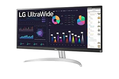 LG UltraWide FHD 29-Inch Computer Monitor 29WQ600-W, IPS with HDR 10 Compatibility, AMD FreeSync, and USB Type-C, White/Silver - Image 2