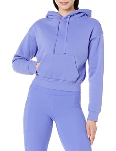 Amazon Essentials Womens Hoodies - Crop Pullover Sweatshirt (Available in Plus Size), Purple Blue, Small - Image 1