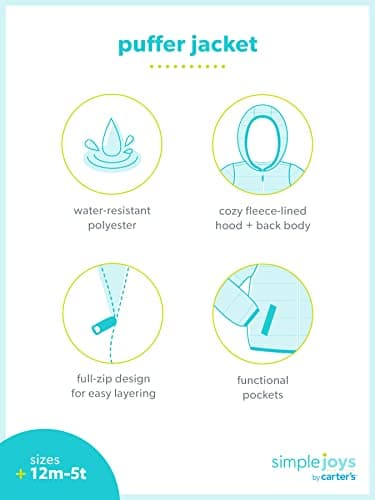 Simple Joys by Carter's Baby and Toddler Boys' Puffer Jacket - Image 5