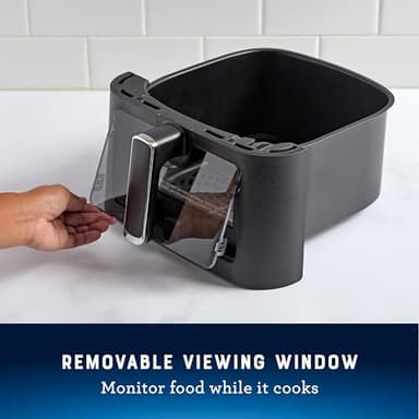 Oster 6 Quart Digital Air Fryer with Window, Large Capacity Airfryer for Easy Cooking - Image 3