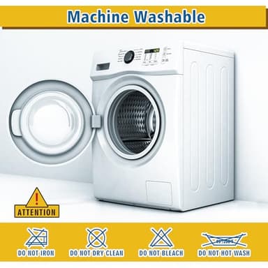 Lunsing Queen Size Mattress Protector, Waterproof Breathable Soft Queen Mattress Pad Cover, Machine Washable, 6-18 in Deep Pocket, Grey - Image 7