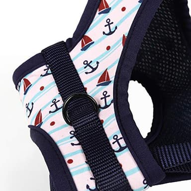 Mile High Life Step in Dog Harness for Small Dogs No Pull, Easy Get on Air Mesh Vest Harness, Adjustable Easy Closures Both Neck and Chest (White, S Chest 13.1"-19.6") - Image 3