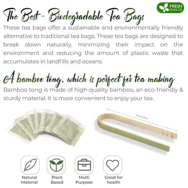 FreshDrinkUS, Premium 135 Senna Leaf Tea Bags for Constipation, Supports Your Cardiovascular System, 100% Natural & Pure. Loose Leaf Senna Herbal Tea, Made with Natural Material Tea Bags. Non GMO, No Sugar/ Caffeine/ Gluten, Vegan. - Image 8