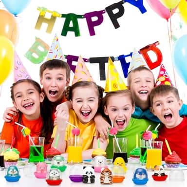 30 Packs Party Favors Slow Rising Stress Relief Squishies for Kids, Birthday Goodie Bag Stuffers Treasure Box Toys, Kids Classroom Prizes,Claw Machine Toys,Mini Animal Toys - Image 7