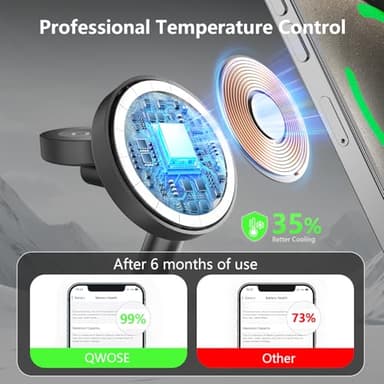 2025 3 in 1 Charging Station for Apple iPhone AirPods Watch with Mag-Safe Charger Wireless Charger Stand for iPhone 17 16 15 14 13 12 Series AirPods iWatch Series - Gifts for Wife & Husband - Image 3