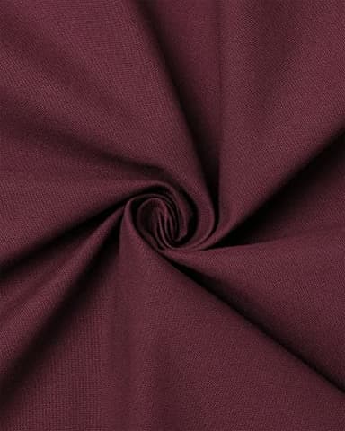 Alimens & Gentle Mens Solid Oxford Shirt Long Sleeve Dress Shirt Work Casual Button Down Shirts with Pocket Wine Red - Image 7