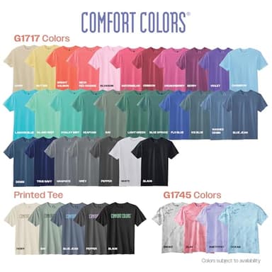 Comfort Colors Adult Short Sleeve Tee, Style G1717, White (1-pack), X-Large - Image 4