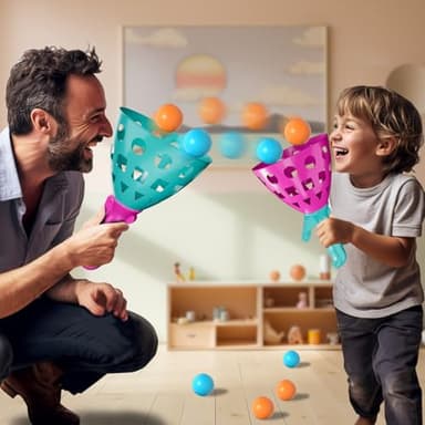 Bennol Outdoor Game Toys for Kids Boys with 20 Balls, Pop Pass Catch Ball Game Outside Toys Gifts for 3 4 5 6 7 8+ Year Old Boy Kids, Outside Outdoor Toy Gifts for Boys Ages 3-5 4-8 - Image 2