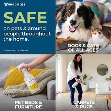 Wondercide - Flea, Tick & Mosquito Spray for Pets and Home with Natural Essential Oils - Killer, Control, Prevention, Treatment - Lemongrass 16 oz - Image 4