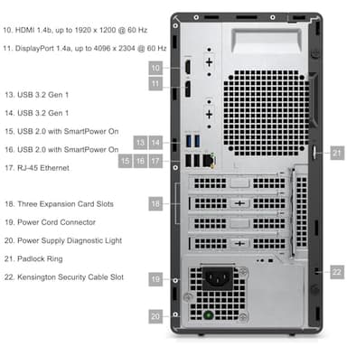 Dell OptiPlex 7010 Tower 7000 Business Desktop Computer, 12th Gen Intel Hexa-Core i5-12500 (Beat i7-11700), 16GB DDR4 RAM, 512GB PCIe SSD, DVDRW, WiFi Adapter, RJ-45, Keyboard & Mouse, Windows 11 Pro - Image 6