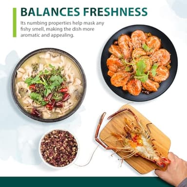 Soeos Sichuan Peppercorns, 6oz(170g), Authentic Szechuan Peppercorns, Less Seeds, Numbing and Tingle Flavor, Whole Sichuan Pepper for Mapo Tofu, Kung Pao Chicken and Chinese Cuisine - Image 6