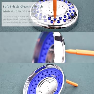 Shower Head Cleaning Brush Tool, Small Crevice Cleaning Brush Anti Clogging for Bathroom Pipe & Car Washers - Image 6