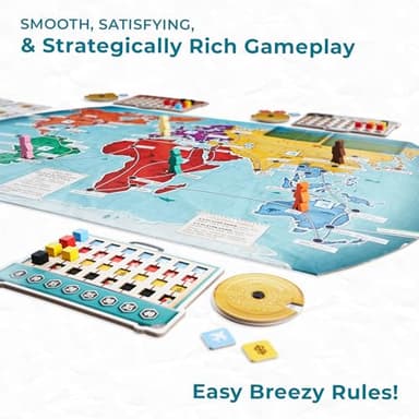 Trekking The World (2nd Edition) - The Award-Winning Family Board Game | Great for Kids Ages 10 and Up | Easy to Learn | Designed for Globetrotters by Underdog Games - Image 4