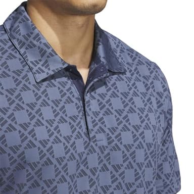 adidas Golf Men's Ultimate365 Tour Heat.Rdy Jacquard Polo, Collegiate Navy, X-Large - Image 3