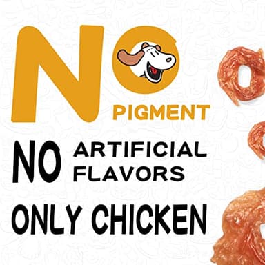 PAWUP Chicken Jerky Dog Treats, Natural Dog Chicken Jerky Treats w/Taurine, Training Treats, 12.5 oz - Image 5