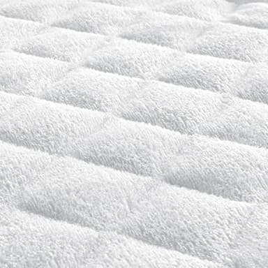 Diaper Changing Pad Liner Non-Slip, Waterproof Terry Mat, Quilted Absorbent Bassinet Liners Washable, 3 Pack 13"x 26" Reusable Portable Changing Table Pad Rectangle White - Image 2