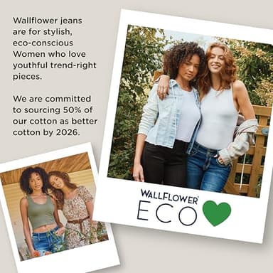 WallFlower Women's InstaStretch Luscious Curvy Bootcut Jeans, Heidi, 5 - Image 8