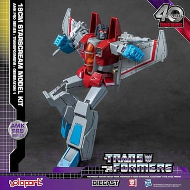 YOLOPARK Transformers Toys G1 Starscream with Upgraded Weaponry,7.48 Inch Highly Articulated Transformers Action Figures for Ages 15 and Up,No Converting Starscream Transformer Toys - Image 3