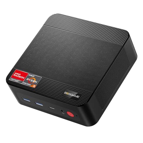 BOSGAME Gaming Mini Pc Ryzen 9 6900HX【Dual 2.5GbE LAN】 P3 Mini Computers Equiped Radeon 680M GPU 2400Mhz 32GB DDR5 & 1TB SSD, Wi-Fi 6E, BT5.2, USB 4(40Gbps), Office, Gaming, Meeting - Image 1