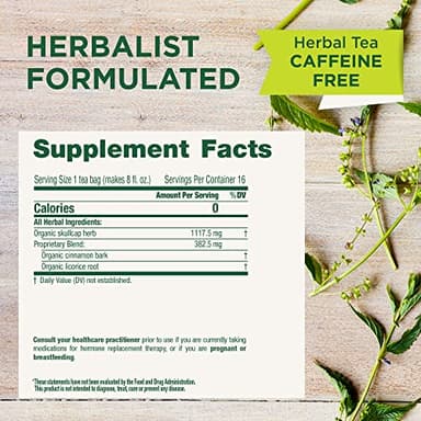 Traditional Medicinals Organic Stress Ease Tension Relief Tea, Lemon Verbena Mint, 96 Count (Pack of 6) - Image 2