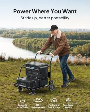 BLUETTI Solar Generator AC300 & B300K Expansion Battery with 2 200W Solar Panels Included, 2764.8Wh LiFePO4 Portable Power Station w/ 7 3000W AC Outlets, for Home Emergency, Power Outage, Off Grid - Image 4