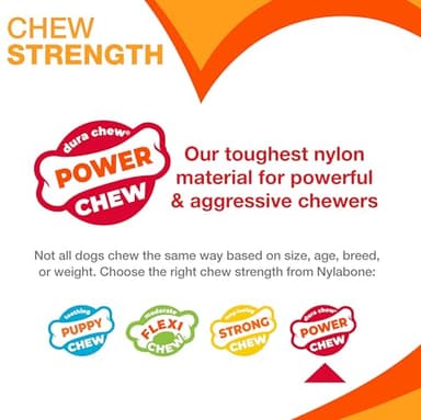 Nylabone Lobster Power Chew Toy for Dogs, Dog Toys for Aggressive Chewers, Filet Mignon Flavor, X-Large Dogs - 50+ lbs, 1 Count - Image 7
