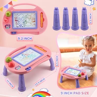 BABLOCVID Toddler Toys,Toys for 1-2 Year Old Girls,Magnetic Drawing Doodle Board for Kids Toy,Educational Learning Baby Toy for 18 Months 1 2 3 Year Old Girl Boy Birthday Easter Gifts,Arts and Crafts - Image 5