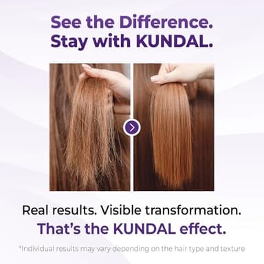KUNDAL Korean Shampoo and Conditioner Set [Baby Powder] Salon-quality, Long Lasting Scent, Moisturizing, Sulfate-Free, Argan & Macadamia Oil, Korean Hair care, For all hair types, 16.9 fl oz each - Image 3