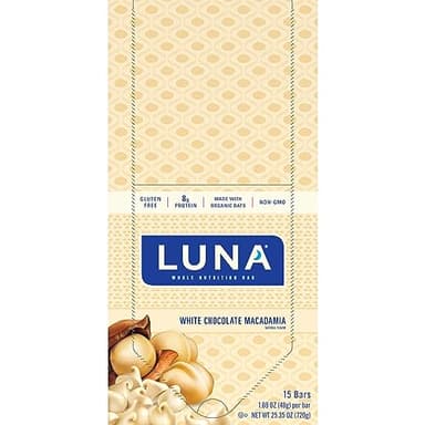 Clif, Bar Luna White Chocolate Macadamia 15 Count, 25.35 Ounce - Image 15
