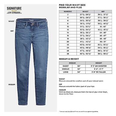 LEVI STRAUSS SIGNATURE Gold Women's Totally Shaping Pull-On Bootcut Jeans High-Rise Stretch Denim (Also Available in Plus Size), Sea Ranch 5d, 6 Short - Image 6