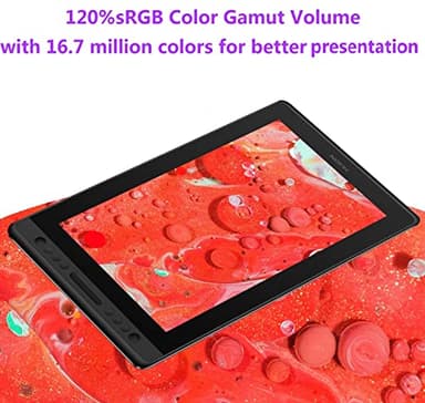 HUION KAMVAS Pro 16 Graphics Drawing Tablet with Screen Full-Laminated Graphics Monitor with Battery-Free Stylus Tilt 8192 Pen Pressure 6 Hot Keys Touch Bar - 15.6inch Graphic Tablet for PC/MAC/Linux - Image 5